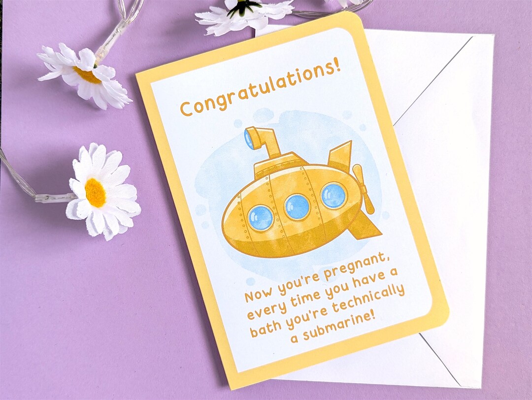Congratulations Pregnancy Greetings Card, Congratulations Card ...