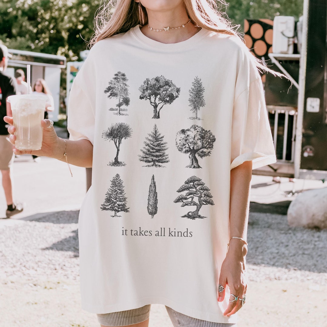 Vintage Tree Shirt, Granola Girl, Ecology Shirt, Diversity Shirt