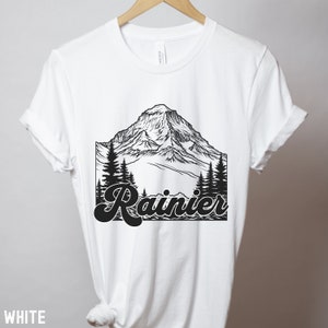 Mount Rainier Shirt, Mt Rainier Tshirt, Pacific Northwest Tee, PNW Shirt, Mount Rainier T Shirt, Mountain Hiking Shirt, Camping Shirt image 3