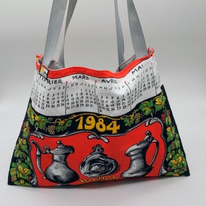 Sac cabas Uniktontorchon calendrier 1984