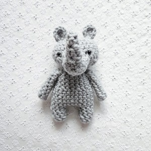 Rhino Crocheted Stuffed Toy