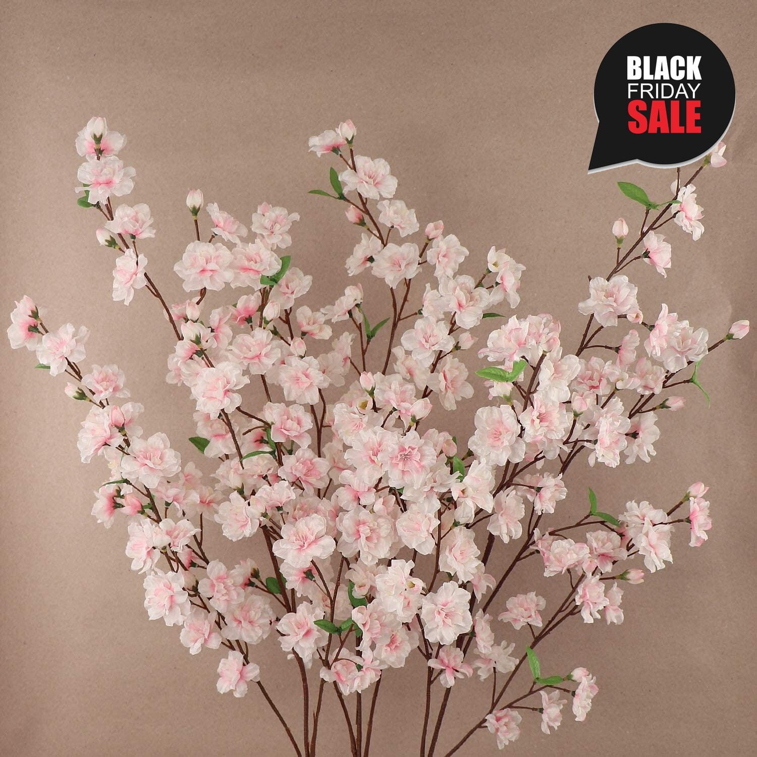 Silk Cherry Blossom Flowers Four 36 Inch LIGHT PINK Blossom Etsy