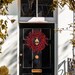 Large Red Berry Wreath;  22” Holiday Decorative Valentines Day Wreath for Front Door, Fireplace, Mantel, Xmas Décor, Front Door Decor 