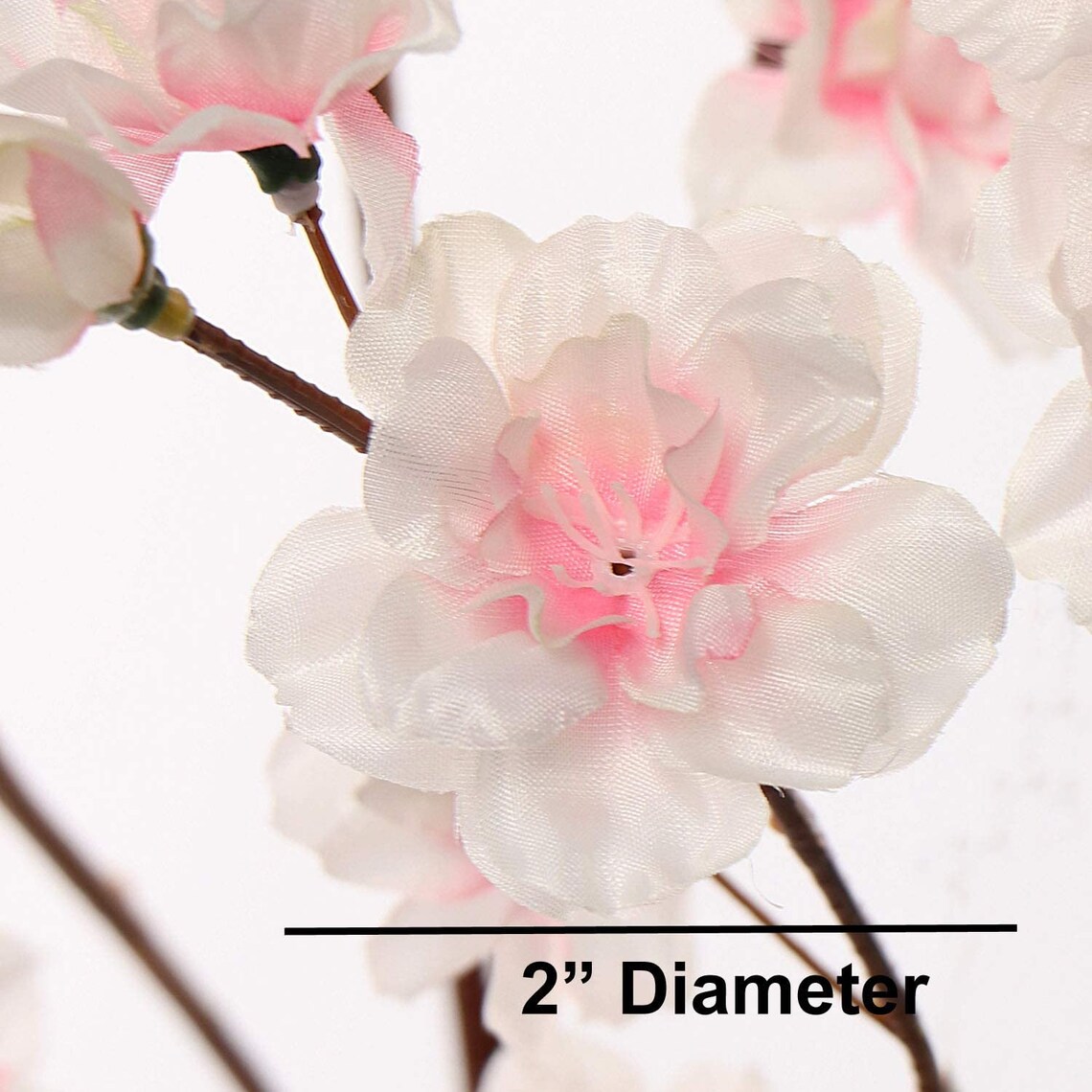 Silk Cherry Blossom Flowers Four 36 Inch LIGHT PINK Blossom Etsy