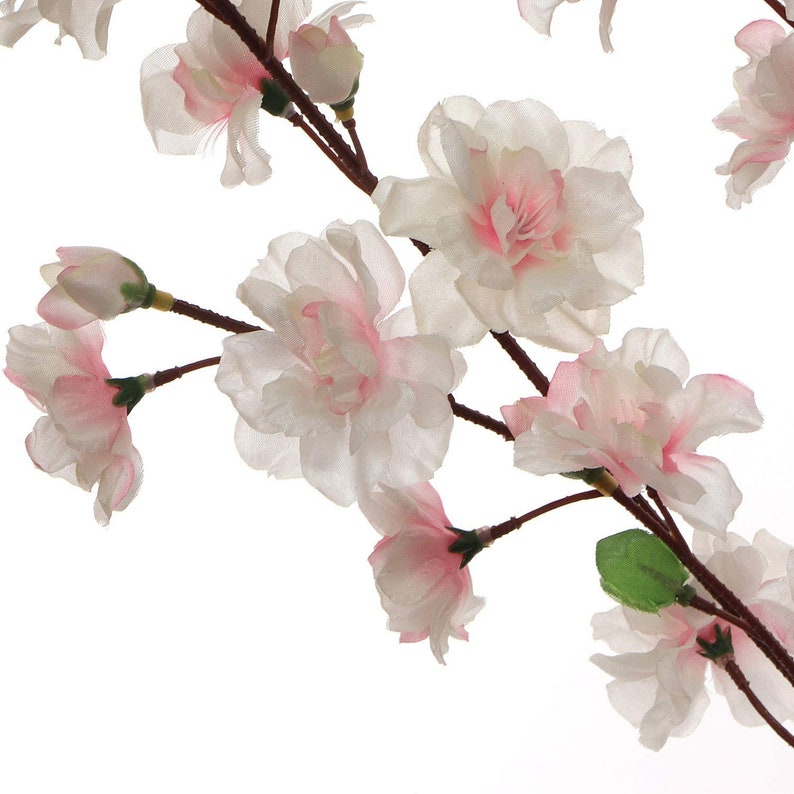 Silk Cherry Blossom Flowers Four 36 Inch LIGHT PINK