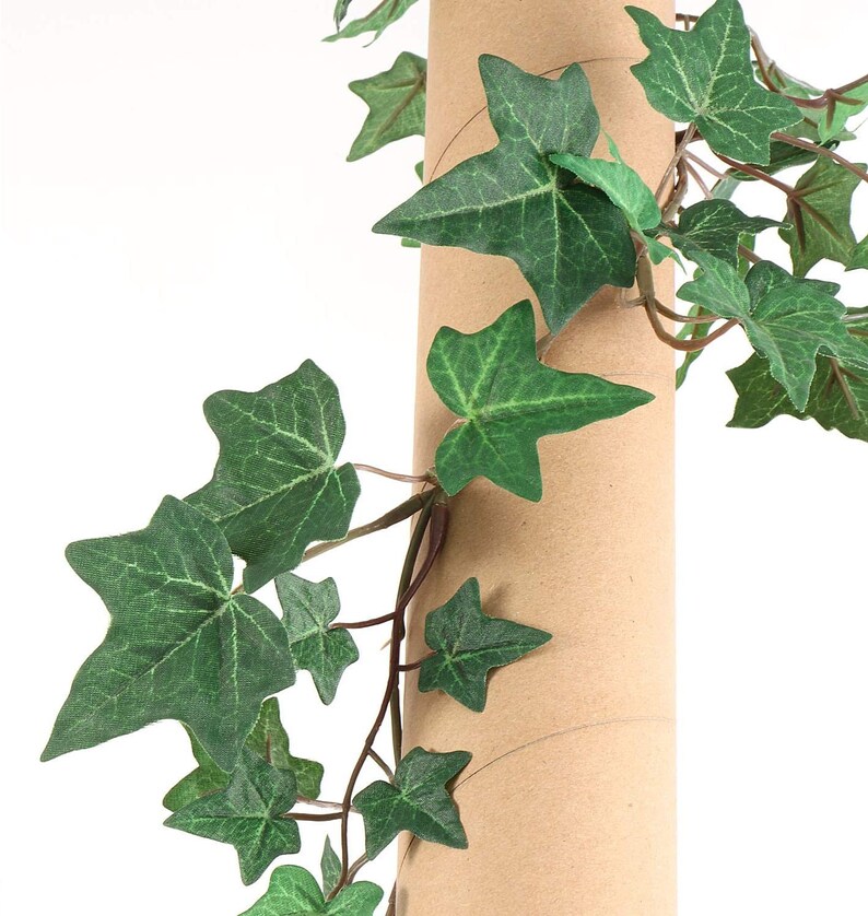 Green English Ivy Garland Artificial Silk Greenery 6 Ft Faux Etsy