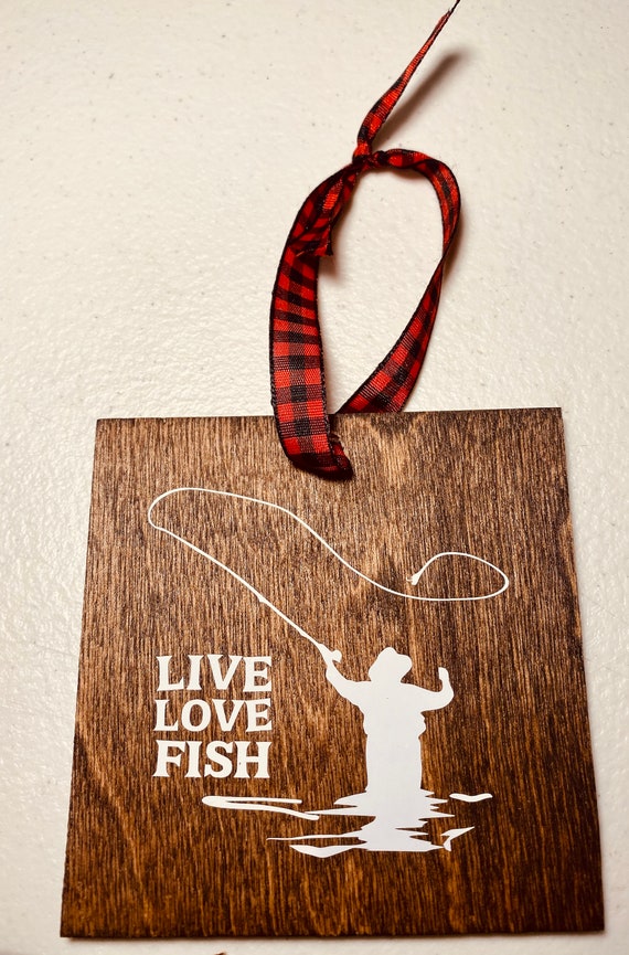 Love Fish Christmas Ornament