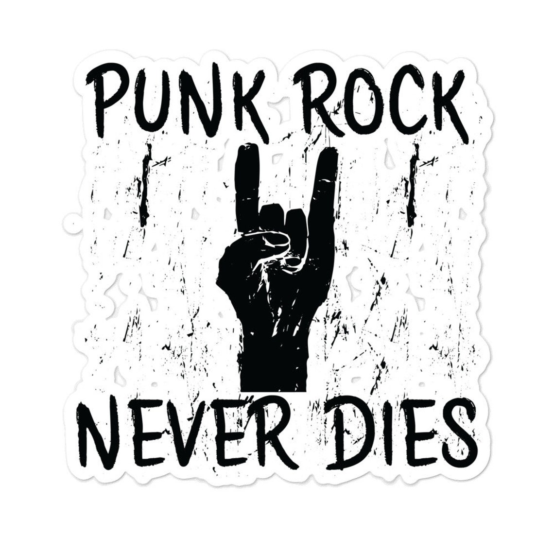 PUNK ROCK Never DIES Punk Rock Themed Bubble free Stickers great Gift punk-rock-never-dies-punk-rock-themed-bubble-free-stickers-great-gift