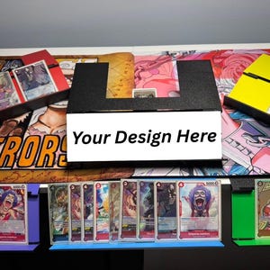 Porte-cartes suspendu, personnage/design personnalisé, pliable et portable, V2 avec couleurs pour tous les JCC !