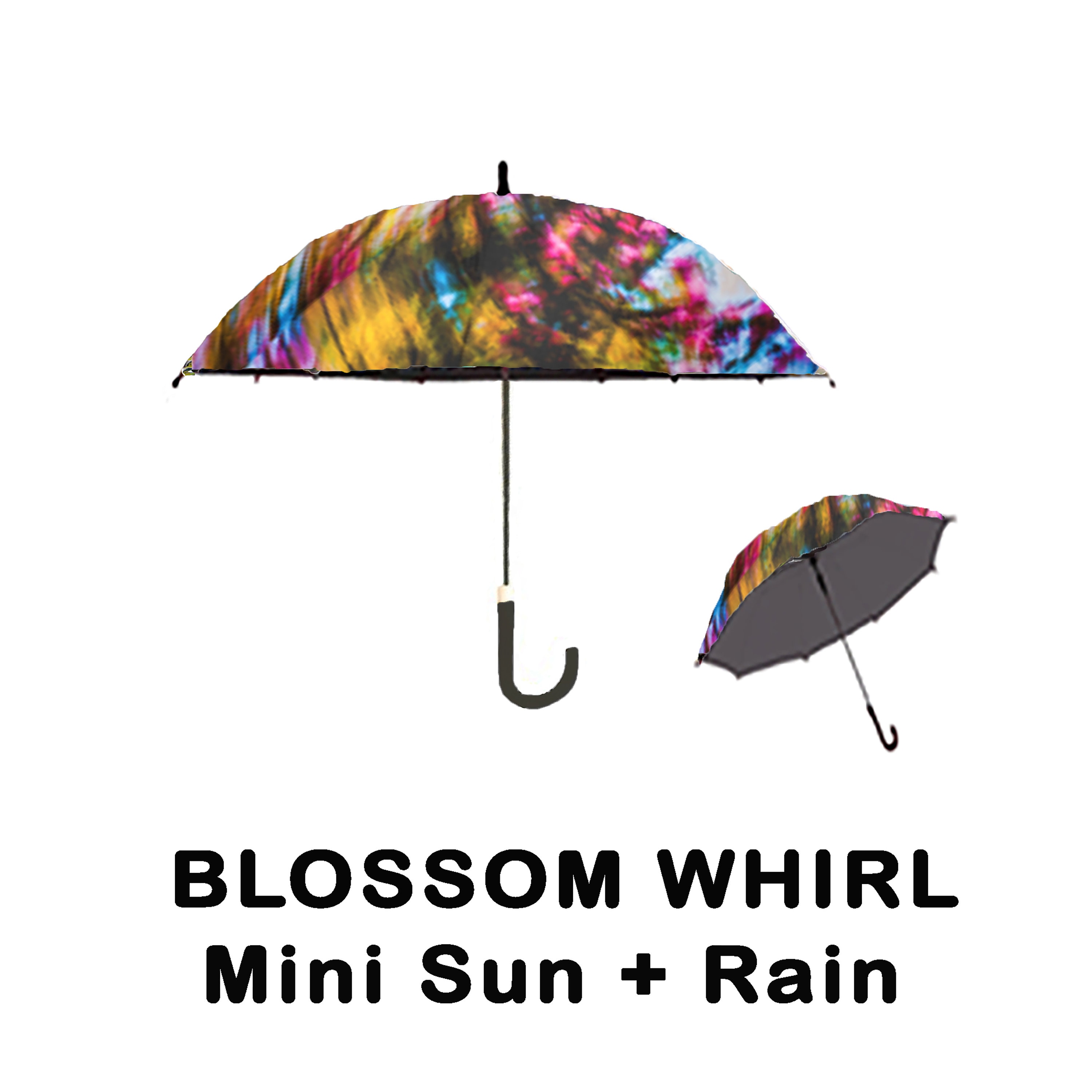 Blossom Whirl on UMBRELLA full-sized or Compact Folding or 