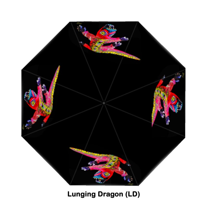 Lizard Print Pattern Foldable Umbrella