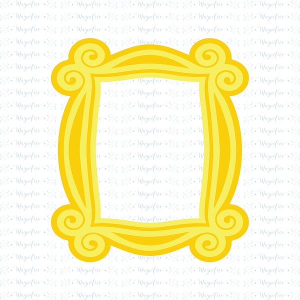 Friends Door Frame Template Etsy