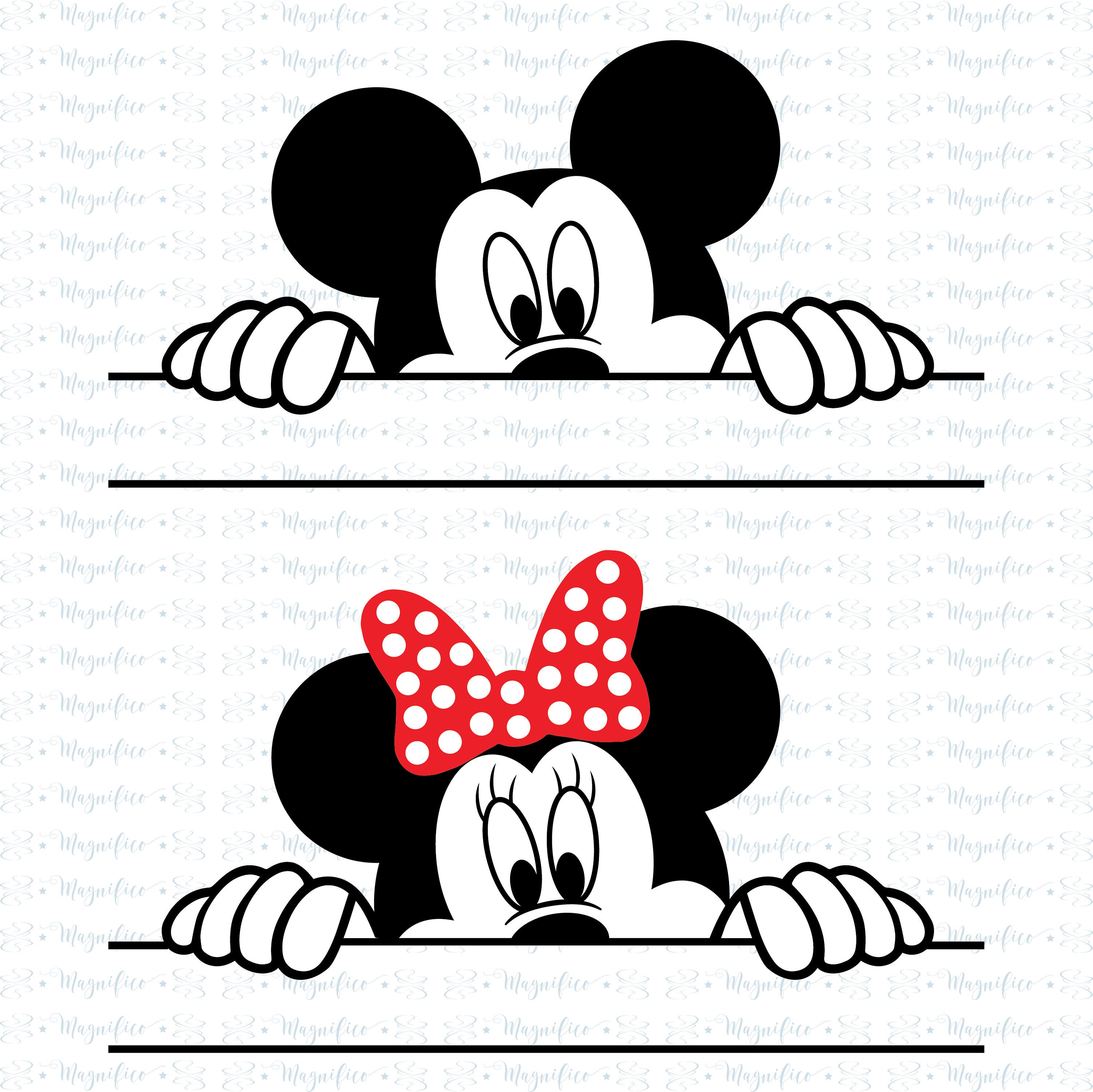 Mickey Mouse SVG Disney Svg File Minnie Mouse SVG Minnie Svg Mickey