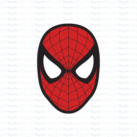 Spiderman Face SVG Spiderman SVG Spiderman Head SVG - Etsy