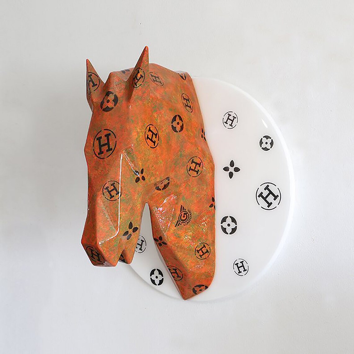 HermesHorse Original 3D Wall Sculpture Etsy
