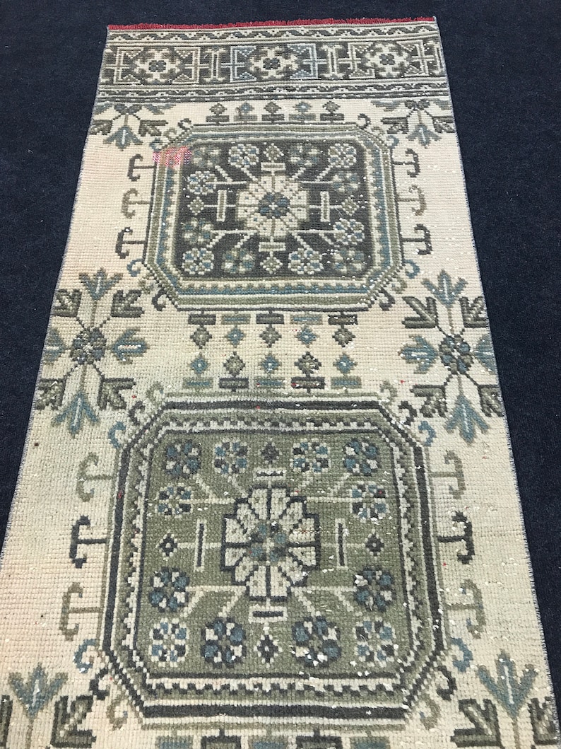 Anatolian rug,Oushak rug,V\u0131ntage rug,Runner rug,Bohemian rug,Handmade rug,Turk\u0131sh rug,Old rug,Pastel Rug,BohemianRug,Wool Rug 2.6 x 11.7 ft