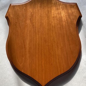 25cm x 30cm große Plakette für Trophäen, Geweihe und vieles mehr