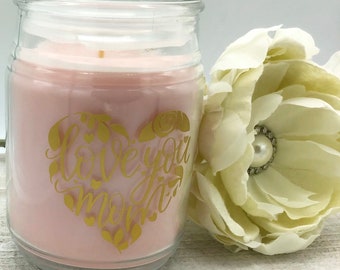 Love You Mom - Large Jar Candle