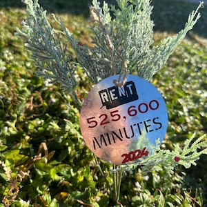Rent Ornament | 525,600 Minutes | Broadway Ornament