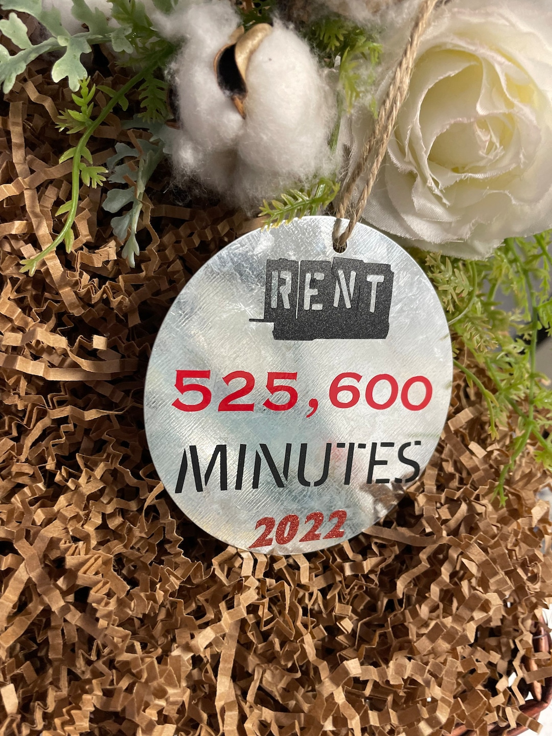 Rent Ornament 525600 Minutes Broadway Ornament - Etsy