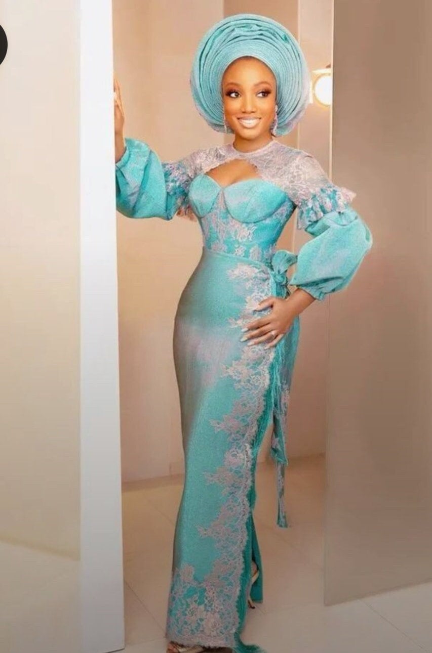 Woman Yoruba Dressing Style Yoruba Bride Styles Wedding Yoruba Aso