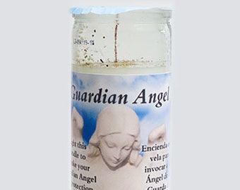 Guardian Angel 7 Day Candle ~ Hand Dressed and Blessed by SarahSpiritual, Prayer, Candle Ritual, Invoke Guidance & Protection, Candle Magic