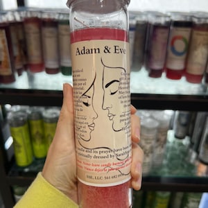 Adam and Eve 7 Day Candle -Dressed & Blessed by SarahSpiritual - Ignite Passion and Romance