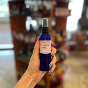 Violet Ray Spiritual Mist ~ Invoke Divine Transformation, Violet Flame, Ascended Master Saint Germaine, Made by SarahSpiritual