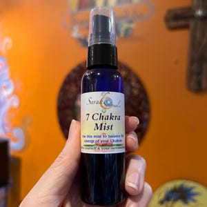 7 Chakra Spiritual Mist ~ Balance, Align & Awaken Your Chakras ~ Aromatherapy, Aura Spray