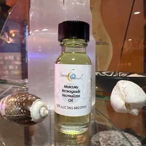Mercury Retrograde Neutralizer Oil ~ Made by SarahSpiritual, mercury retrograde protection, astrology lover gift
