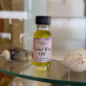 Violet Ray Spiritual Oil ~ Invoke Divine Transformation, Violet Flame, Ascended Master St Germain, Made by SarahSpiritual