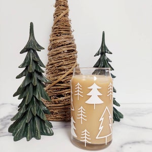 Weihnachtsbaum Eisglas, Bierkanne Glas, Eiskaffeeglas, Weihnachtstasse, Weihnachts kaffeetasse, Kaffeetasse, Bierdasse Glas