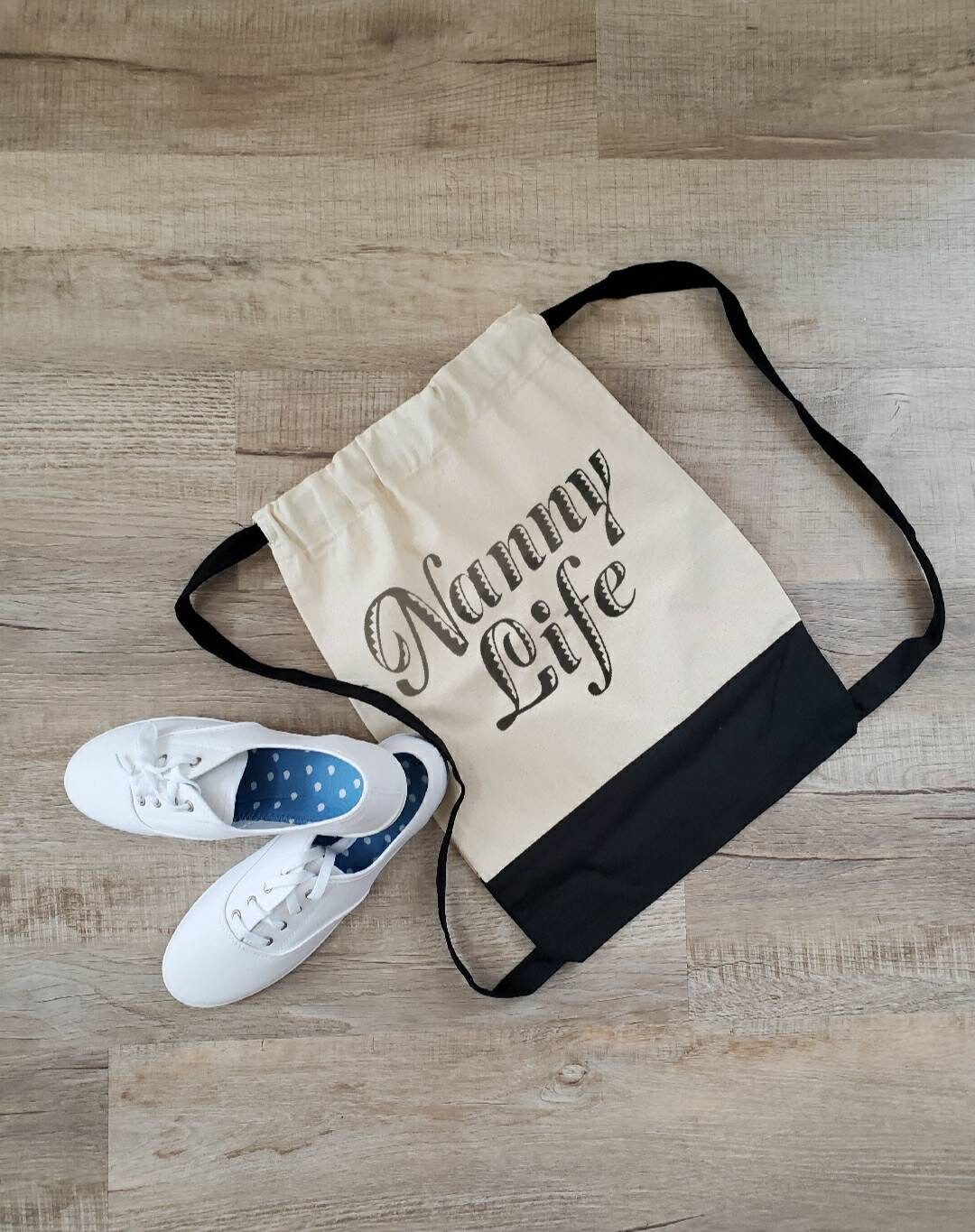 Nanny Life Backpack Nanny Bag Nanng Backpack Nanny Life Canvas Bag Nanny Canvas Backpack Mary