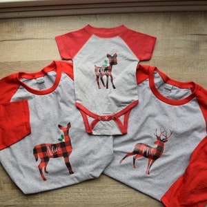 Maßgeschneiderte Weihnachten Shirt Buffalo Plaid