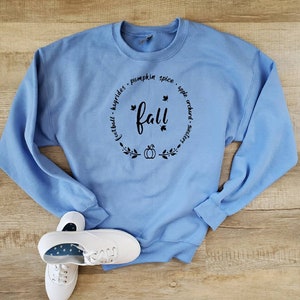 Fall Favorites Sweater - Cute Fall Sweater - Cute Autumn Sweater - Sweatshirts for Fall Cute Sweater for Women- Cute Sweatshirt Women