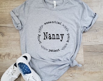 Nanny Shirt - Nanny Life Shirt - Nanny TShirt - Mary Poppins Shirt - Babysitter Shirt - Gift for Nanny