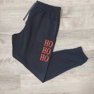 Weihnachten Pyjama Hose - Weihnachten Jogger - passende Weihnachten Pyjamas - passende Jogger - Ho Ho Ho Joggers - Ho Ho Ho Pyjama Hose - niedlich