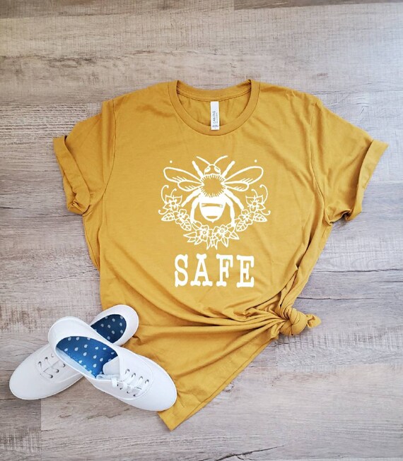 Bee Safe Shirt - Be Safe Shirt - Cute Bee Shirt - Cute Shirt for