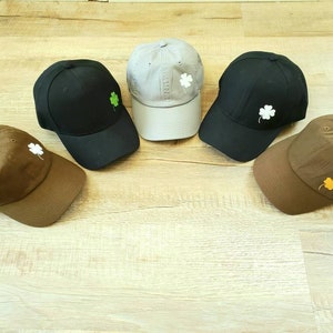 St Patrick&#39;s Day Baseball Hat - Four Leaf Clover Hat - St Patrick&#39;s Day Hat - Ierse Hoed - Geschenken voor haar