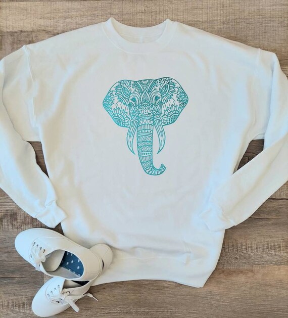 Mandala Elephant Sweater Mandala 