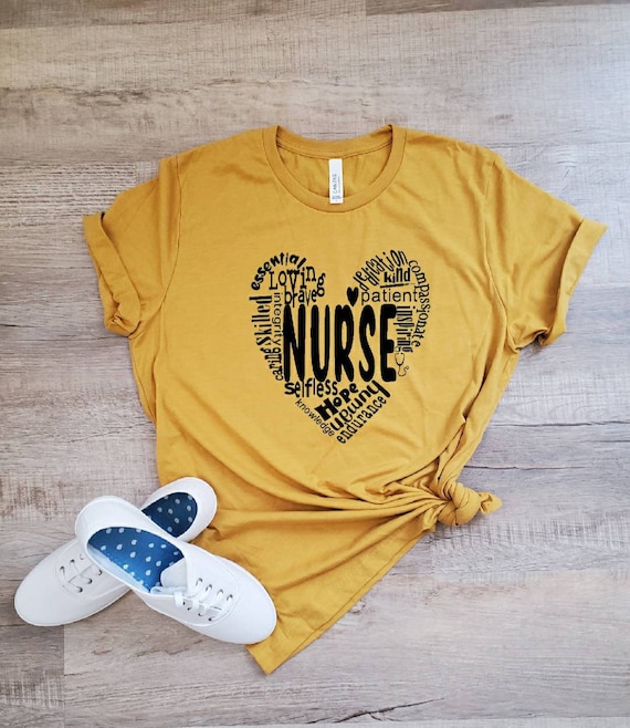 I Heart Nursing T-Shirt Nurse Lovers Gift Shirt I Heart Nursing T-Shirt Nurse Lovers Gift Shirt