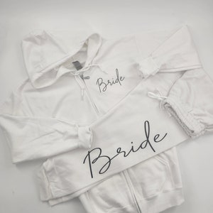 YOUTH LISTING Size Custom Jogger & Zip Up Sets Bridal Party Jogger sets Zip Up  Jogger sets Personalized Joggers Personalized
