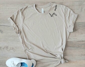 Dog Mom Shirt - Dog Lover Shirt - Simple Dog Mom Shirt - Dog Paw Tshirt - Dog Mom Paw Print - Cute Shirts for Women - Dog Shirt for Women