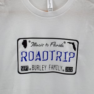 Custom Road Trip Shirt Family Road Trip Shirt Vacation Shirt Personalized Family Shirt Fun Road Trip Shirt Friends Road Trip Shirt