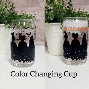 Halloween Eisglas, Bierkanne Glas, Eiskaffeeglas, Halloween Tasse, Herbst Tasse, Herbst Eis Kaffeetasse, Farbwechsel Tasse, Sanderson