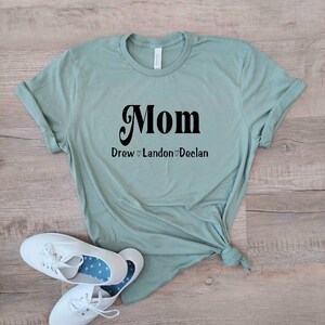 Personalized Mothers Day Shirt - Mothers Day Gift - Gift for Mom - Mothers Day Shirt -  Cute Shirt for Women - Mom Shirt - Mom and Kids