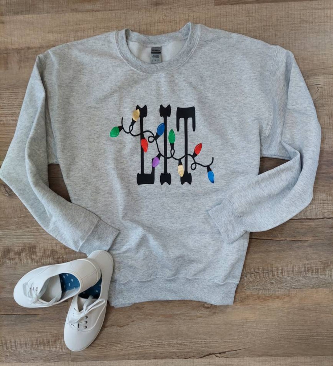 Christmas Lights Sweater Lit Sweater Christmas Tree Sweater Lit Christmas Sweater Lit