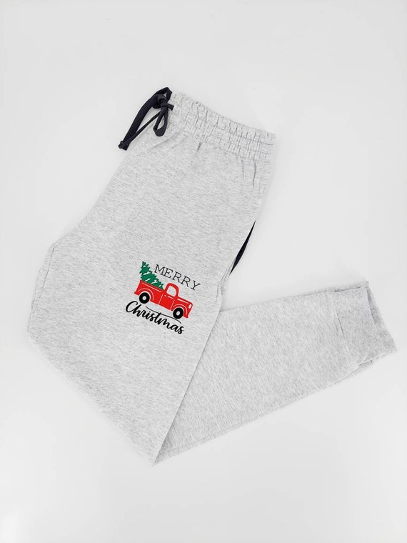 Christmas Joggers Christmas Sweatpants Merry Christmas Truck