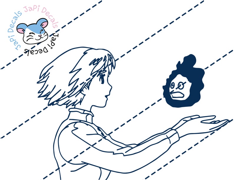 Download Studio Ghibli Howl's Moving Castle Sophie Silhouette SVG ...