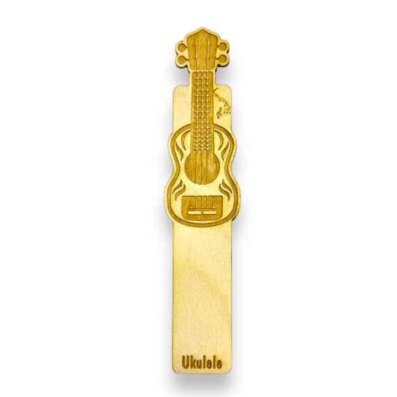Bookmark - PERSONALIZED Ukulele - birch wood Bookmark - PERSONALIZED Ukulele - birch wood